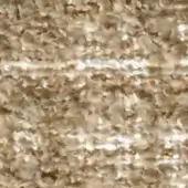 Woven fabric texture, beige and light brown tones, irregular fibrous pattern with off-white horizontal bands, sample labeled "swan > fabric (h) > h 633".
